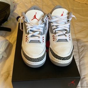 Jordan 3’s for sale. Size 5 gs. One worn once never worn since then